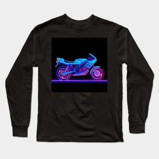 Futuristic, high-tech motorcycle artwork Long Sleeve T-Shirt
